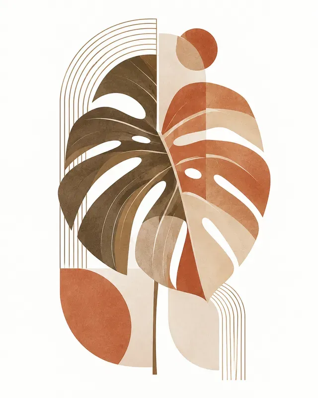 Geometric Botanical Luxes
