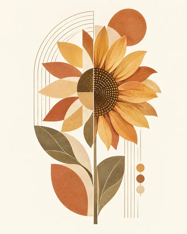 Geometric Botanical Luxes