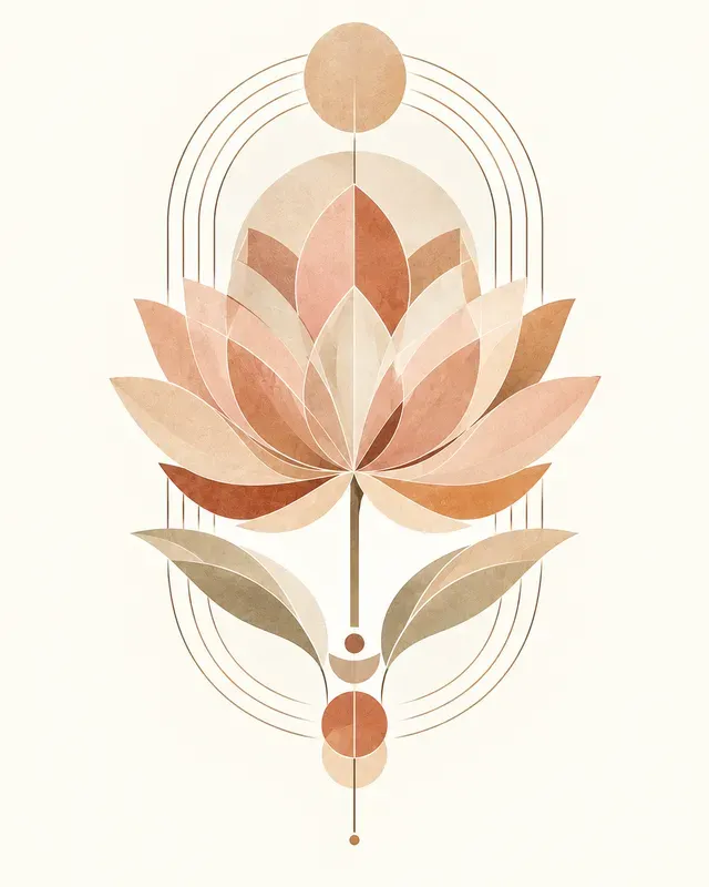 Geometric Botanical Luxes