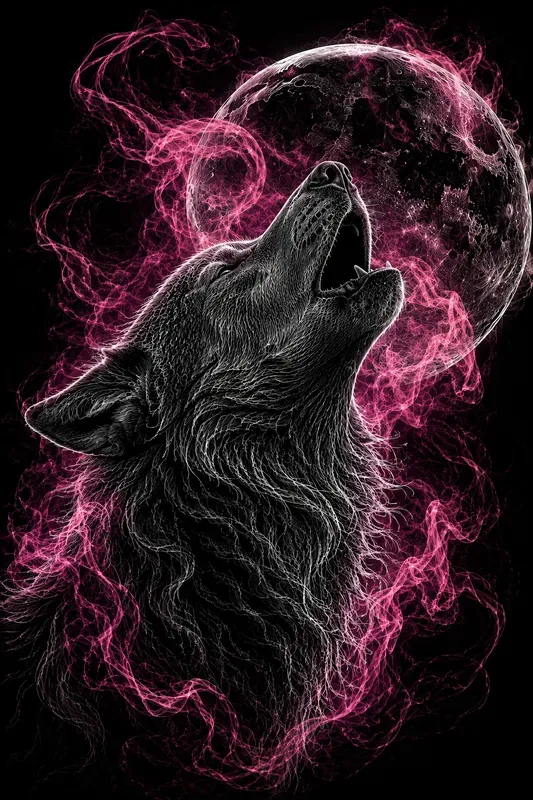 Dark Etching Animal Motion Art Pods