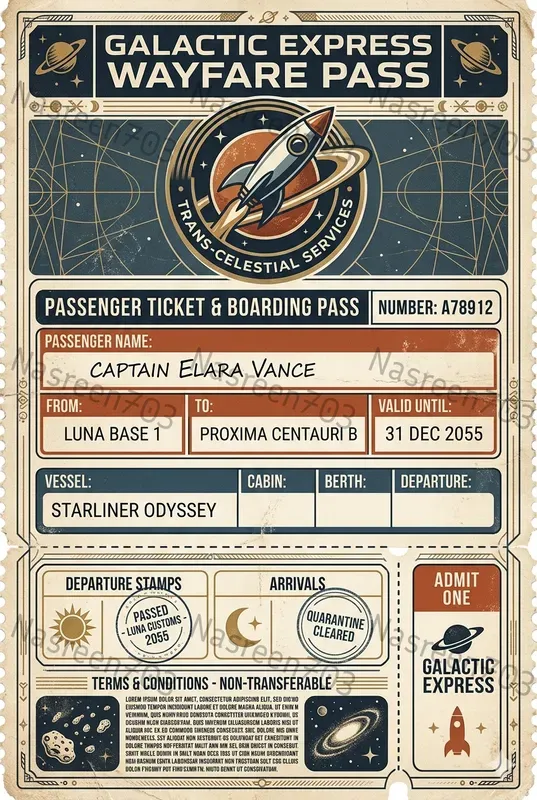 Vintage Ticket Designer Pros