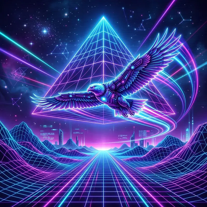 80s Synthwave Retro Outrun Art Templates