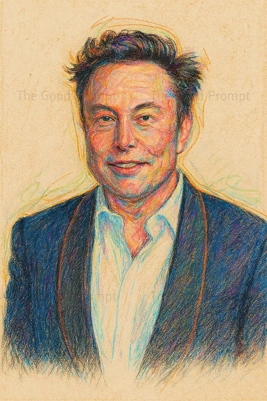 Colored Pencil Oil Pastel Portraits