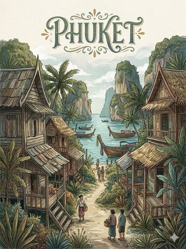 Handdrawn Painterly Travel Posters