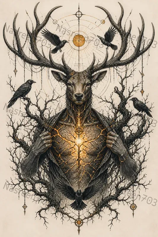 Ethereal Anatomica Linework