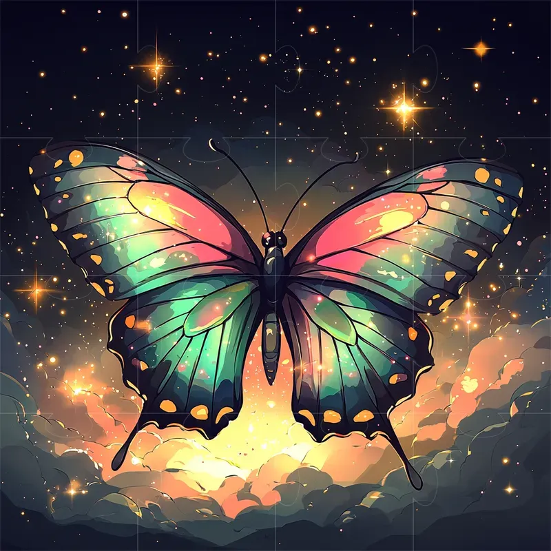 Iridescent Anime Prints