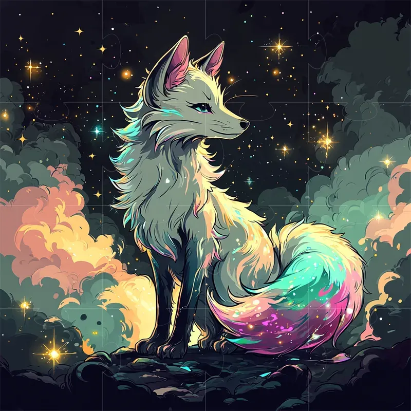 Iridescent Anime Prints