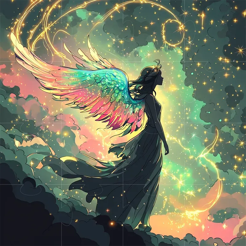 Iridescent Anime Prints