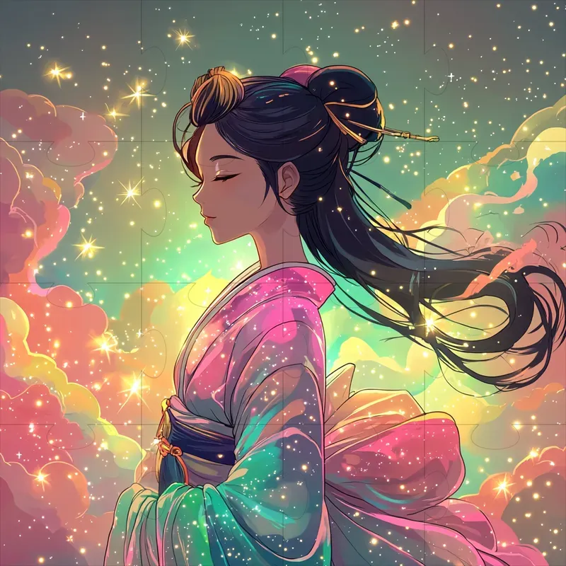 Iridescent Anime Prints