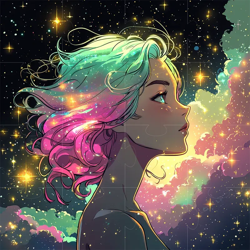 Iridescent Anime Prints