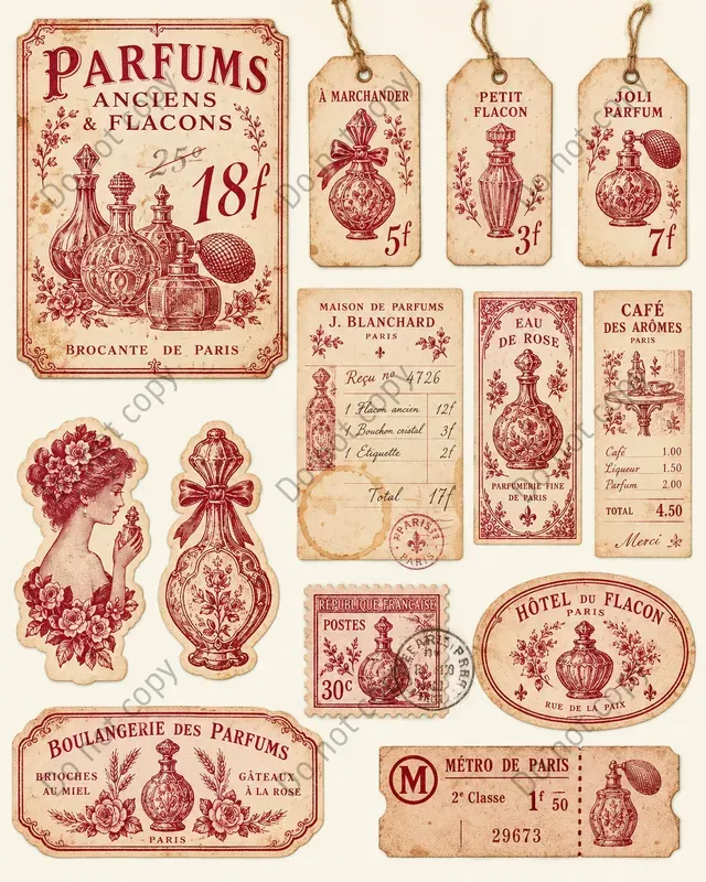 French Flea Market Ephemera