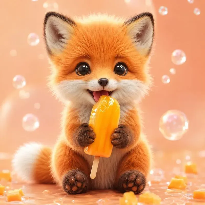 Cute Animal Popsicle Portraits