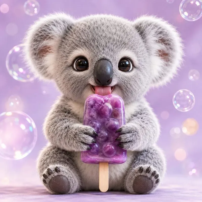 Cute Animal Popsicle Portraits
