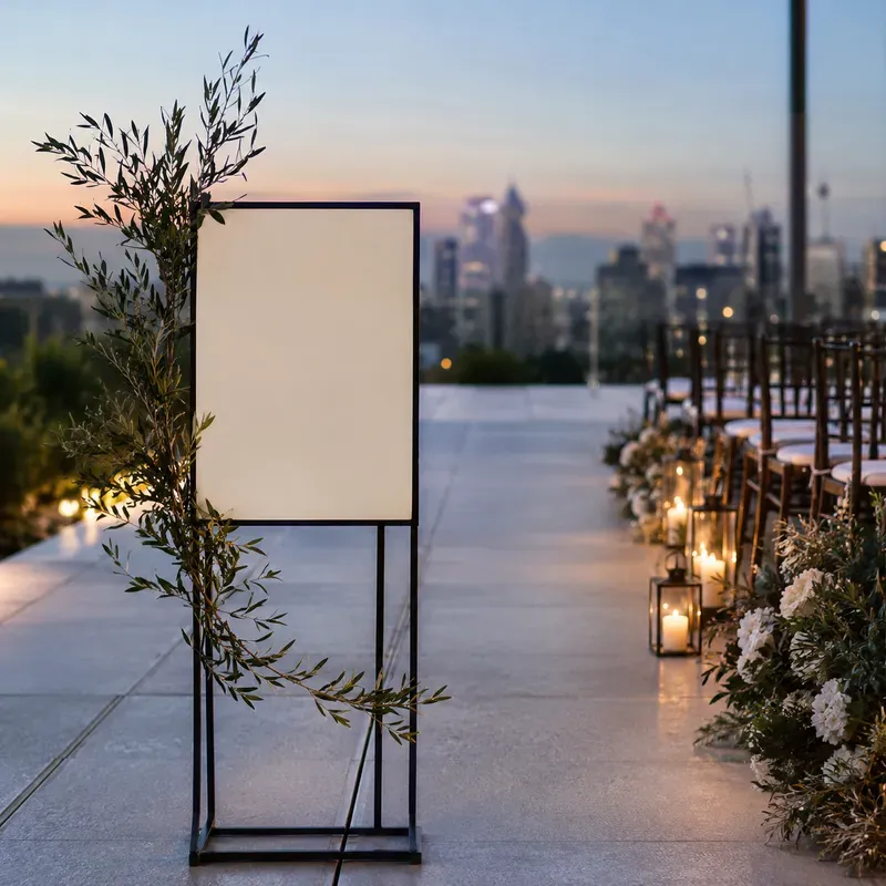 Ceremony Aisle Marker Photo Builders