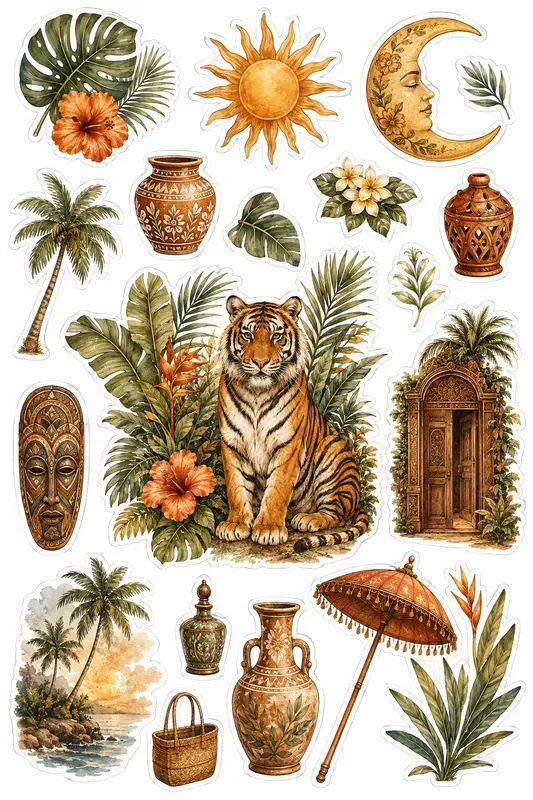 Wild Paradise Sticker Collections