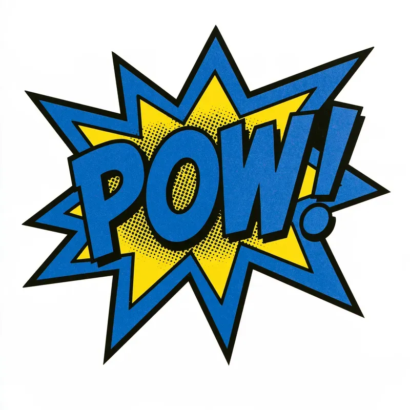 Comic Book Sound Effect Stickers
