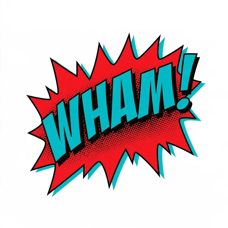 Comic Book Sound Effect Stickers