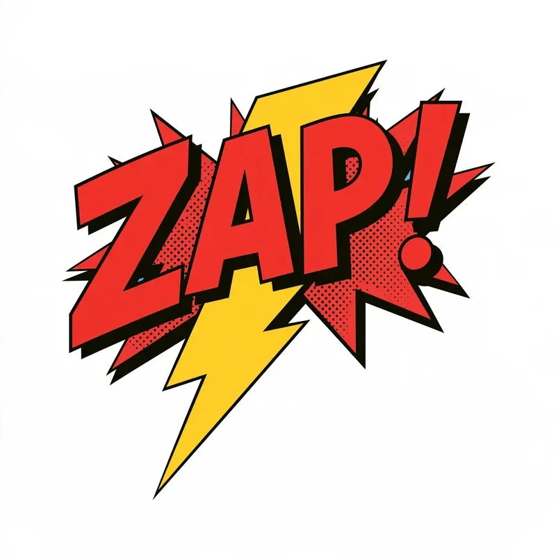 Comic Book Sound Effect Stickers