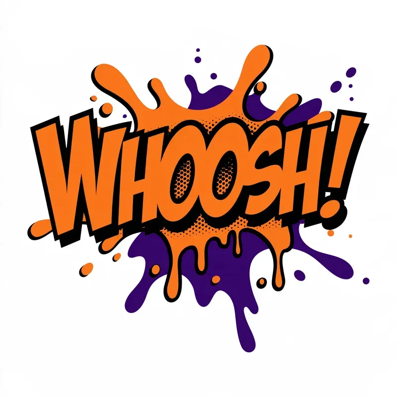 Comic Book Sound Effect Stickers