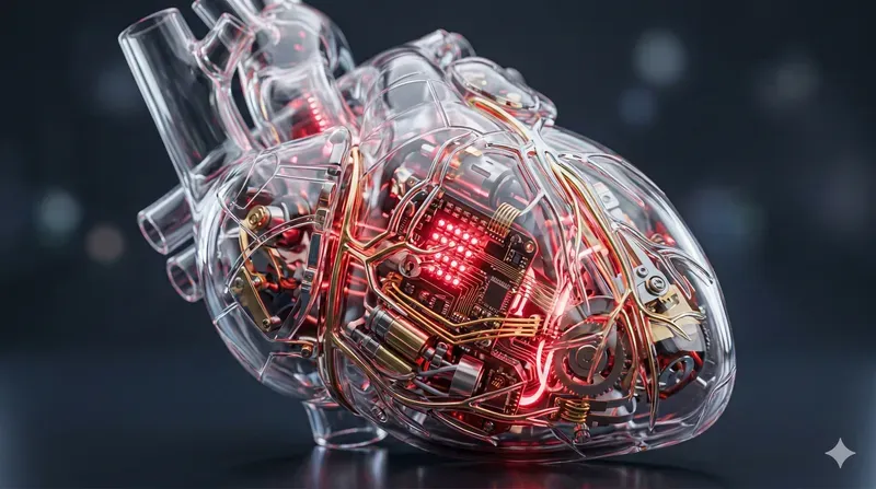 Futuristic Glass Tech Object Art