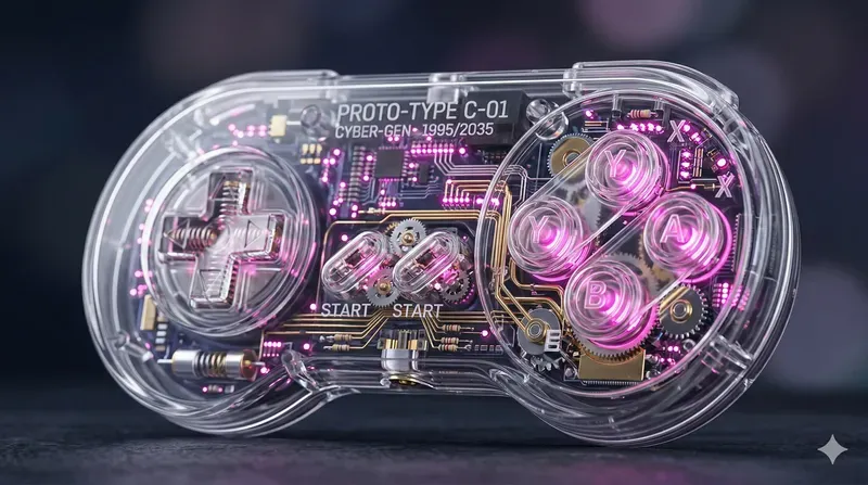 Futuristic Glass Tech Object Art