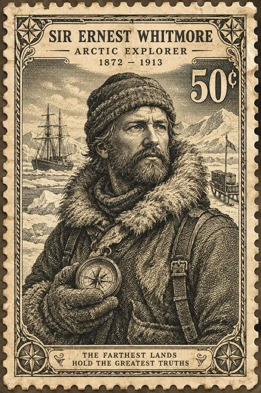 Vintage Historical Stamp Portraits