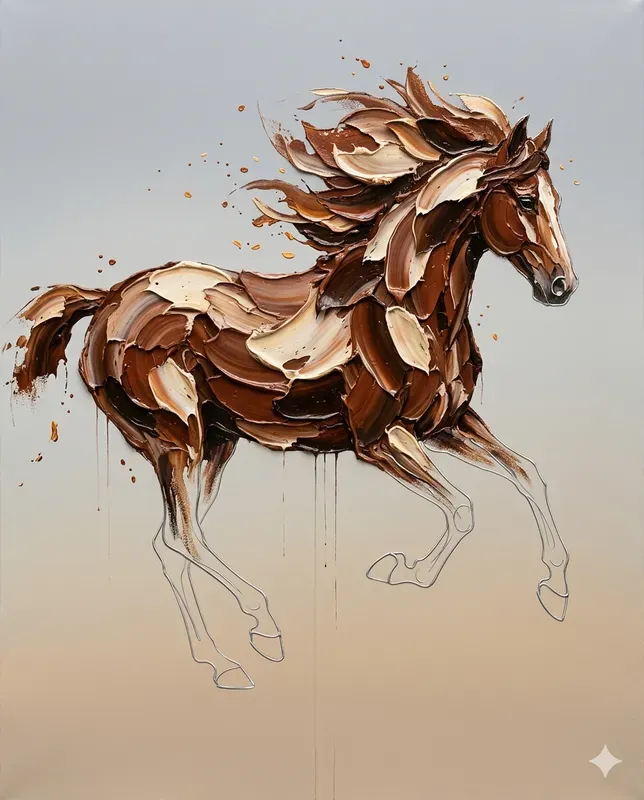 Hand Crafted Impasto Oil Paintings