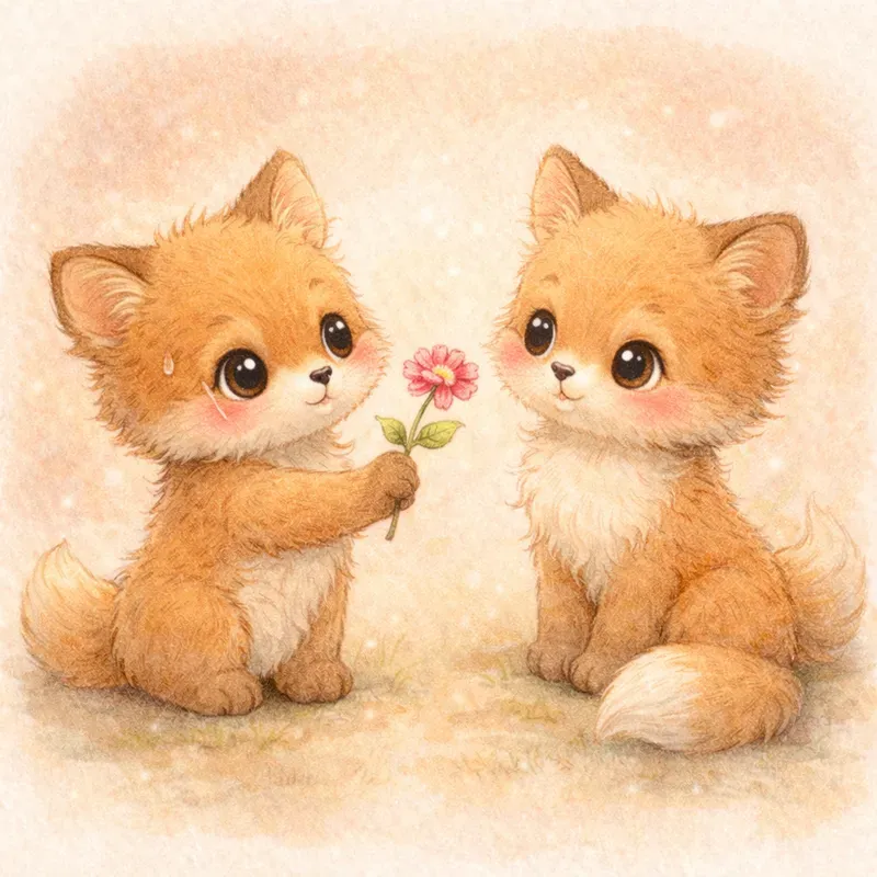 Whimsical Valentine Animal Story Moments