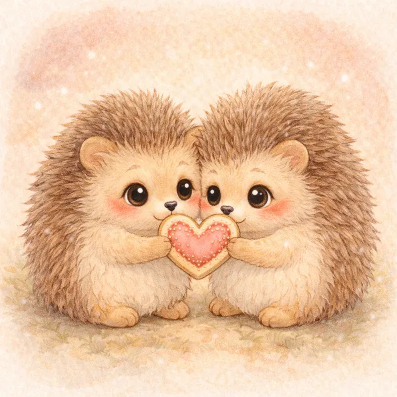 Whimsical Valentine Animal Story Moments