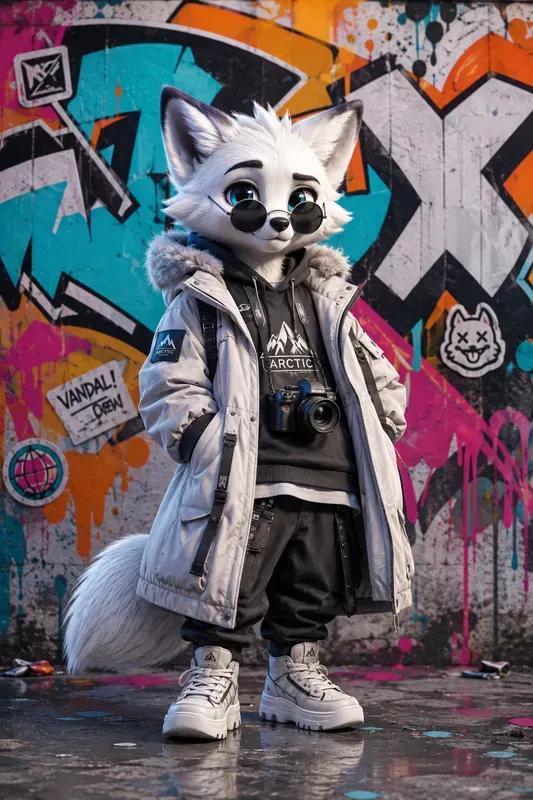3D Graffiti Streetwear Characters