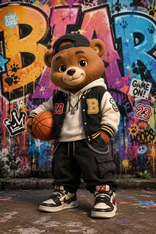 3D Graffiti Streetwear Characters