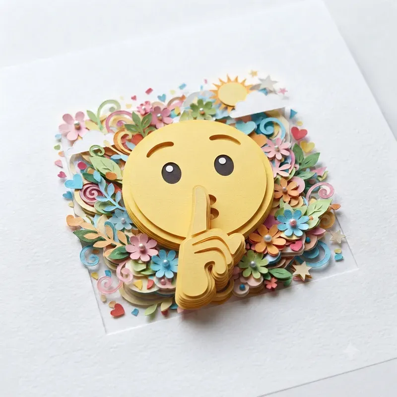 Paper Cutout Diorama Emoji Collections
