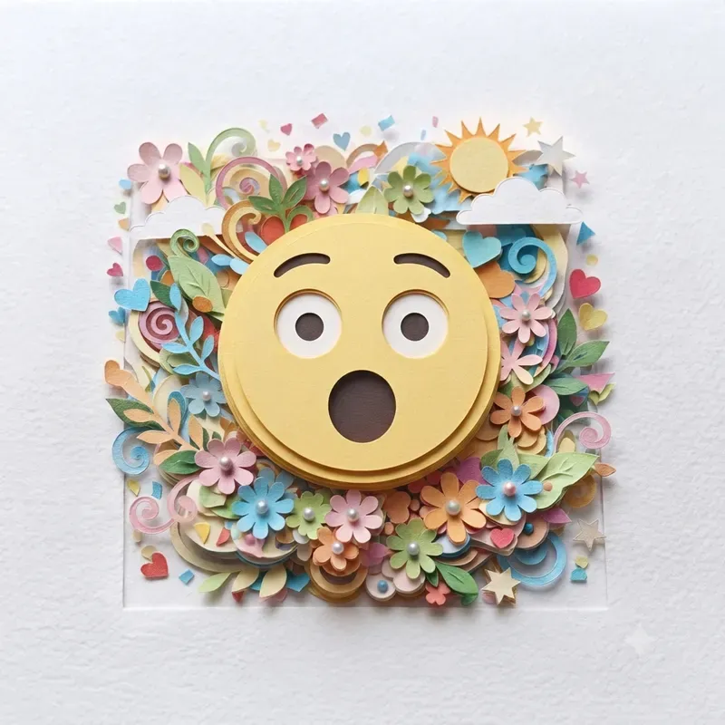 Paper Cutout Diorama Emoji Collections