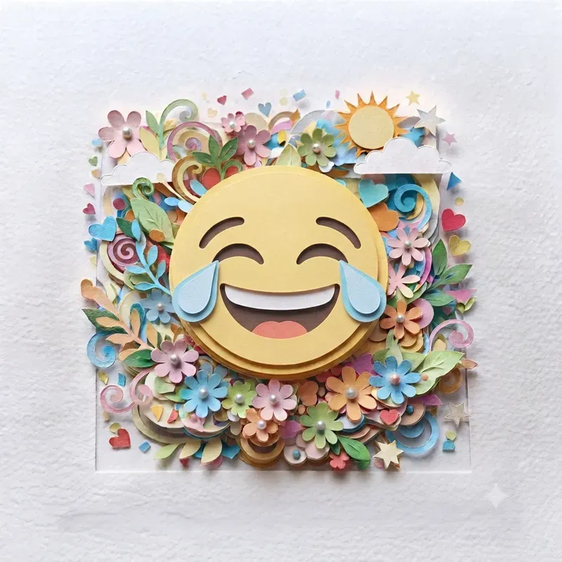 Paper Cutout Diorama Emoji Collections