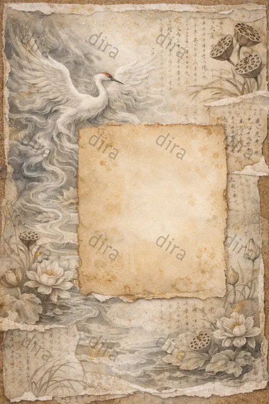 Mystical Animals In Chinese Ink Pages