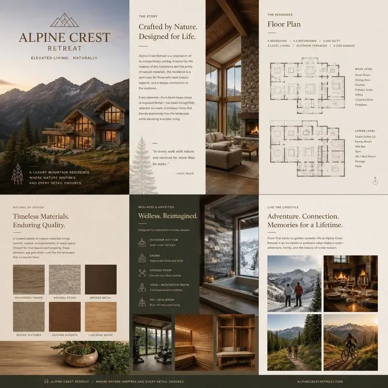Premium Real Estate Brochure Generator