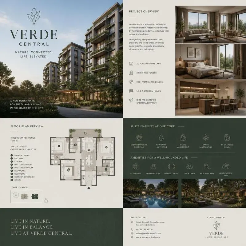 Premium Real Estate Brochure Generator