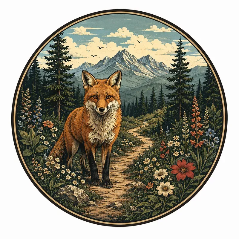Vintage Outdoor Badge Tshirt Prints