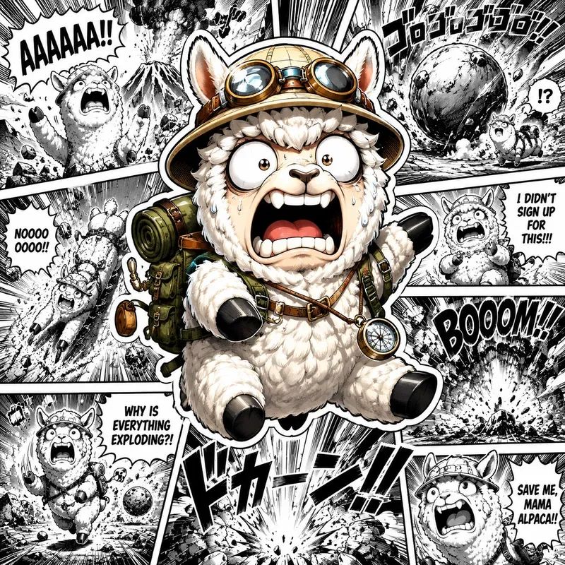 Panic Comic Cartoon Generator
