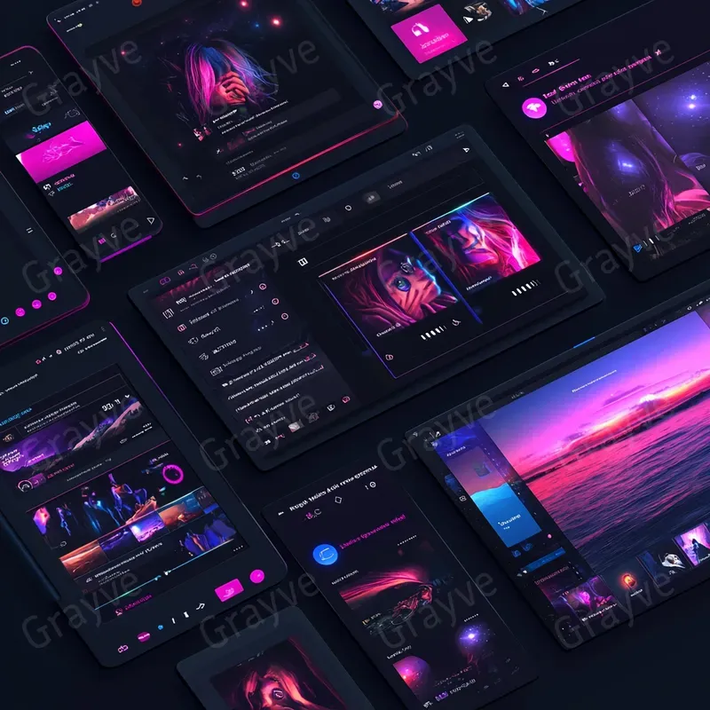 Dark Mode Aesthetics