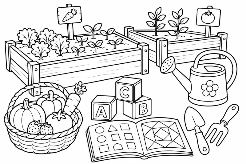 Islamic Kids Activity Coloring Pages