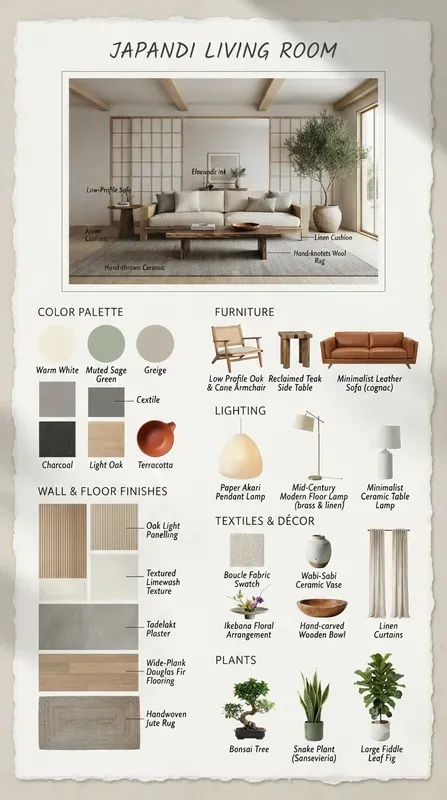 Handwritten Interior Design Mood Boards