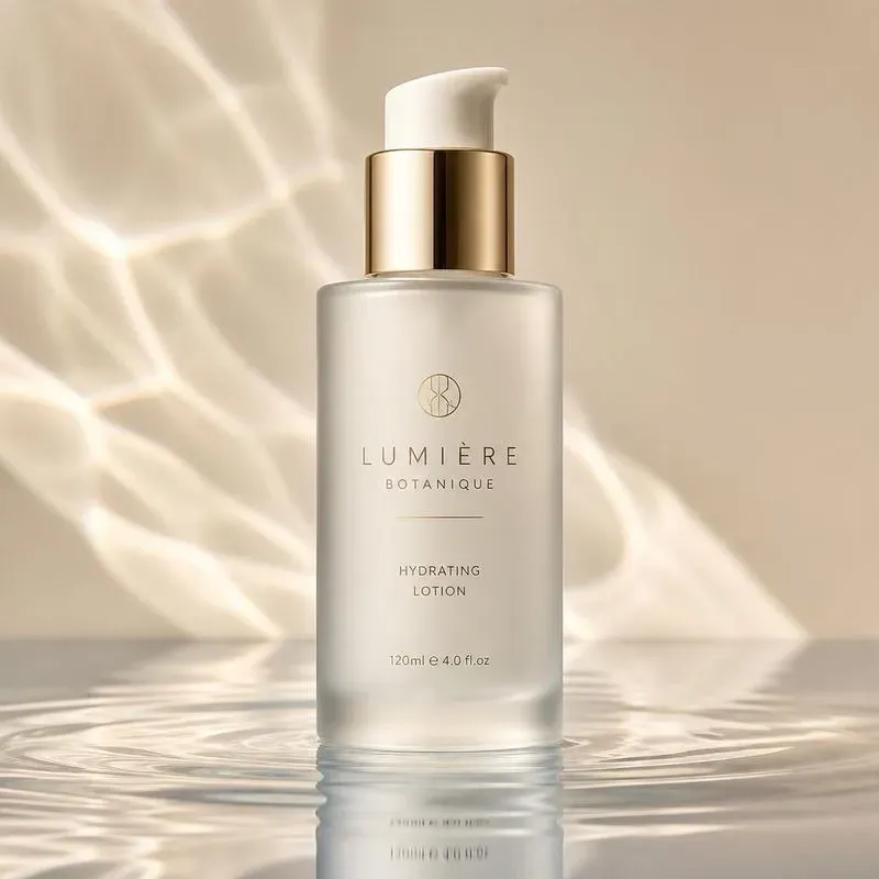 Luxury Cosmetic Bottles Water Ripples
