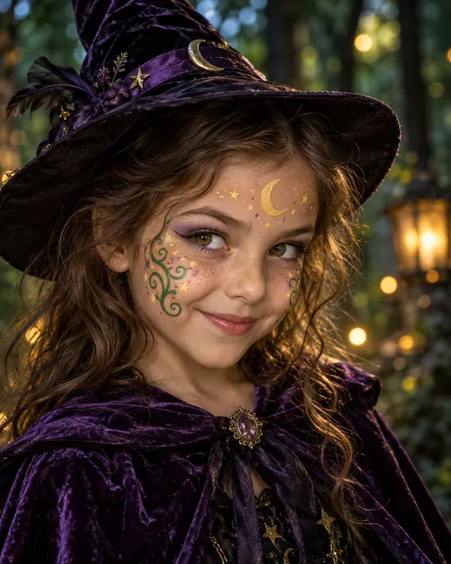 Kids Halloween Face Paint Costume Photos
