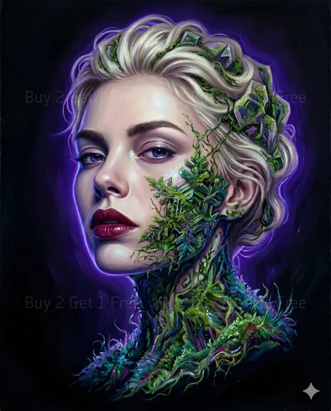 Siren Texture Fusion Art