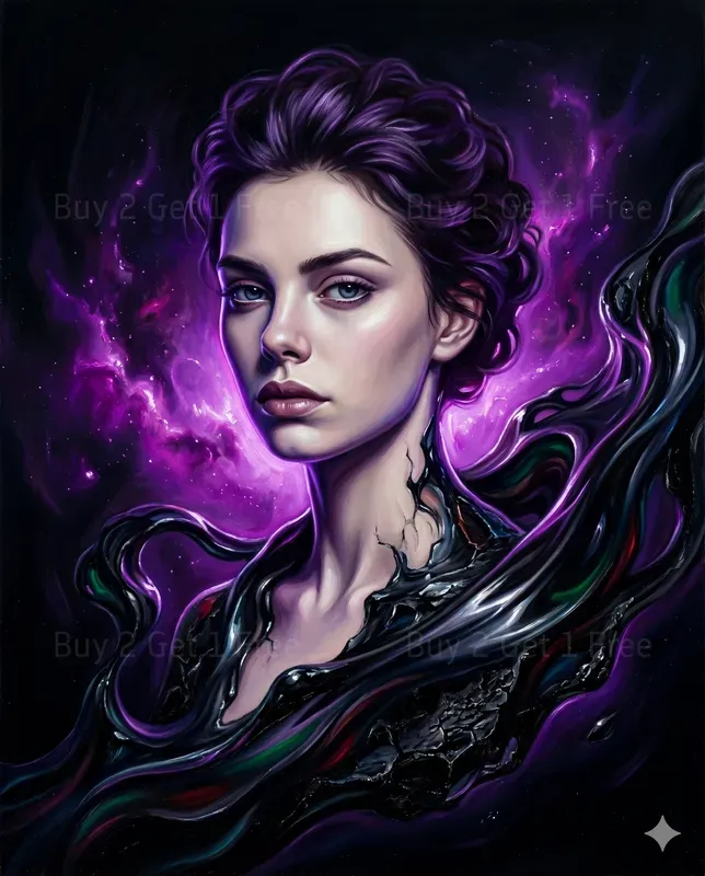 Siren Texture Fusion Art