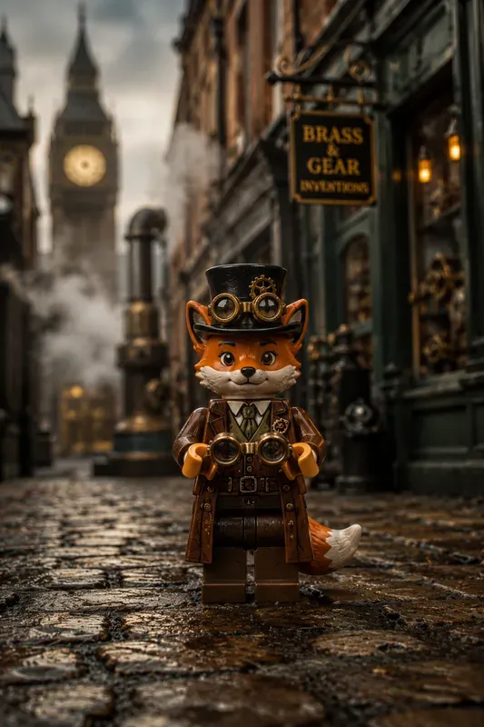 Miniature Toy Street Stories