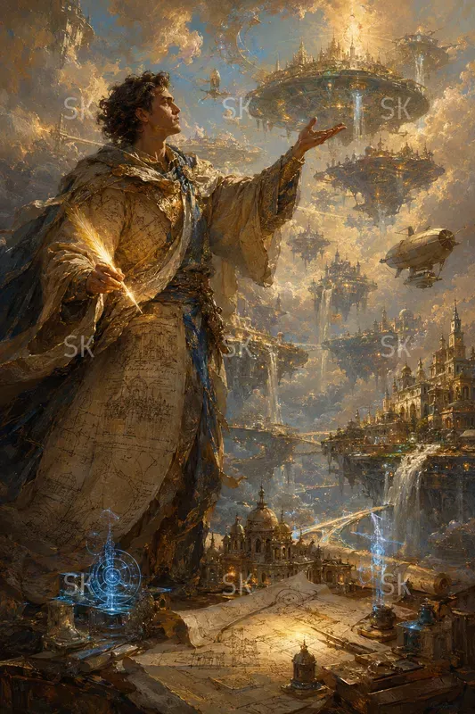 Cinematic Fantasy Oil Painting Portraits
