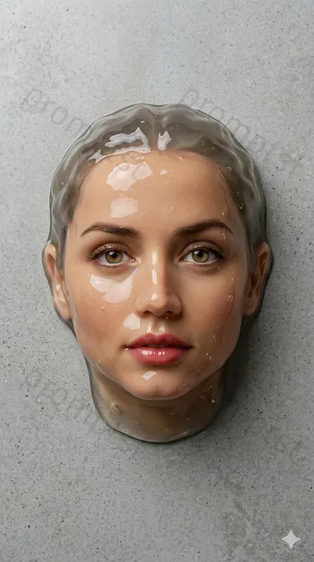 Viral Celebrity Slime Face Photos