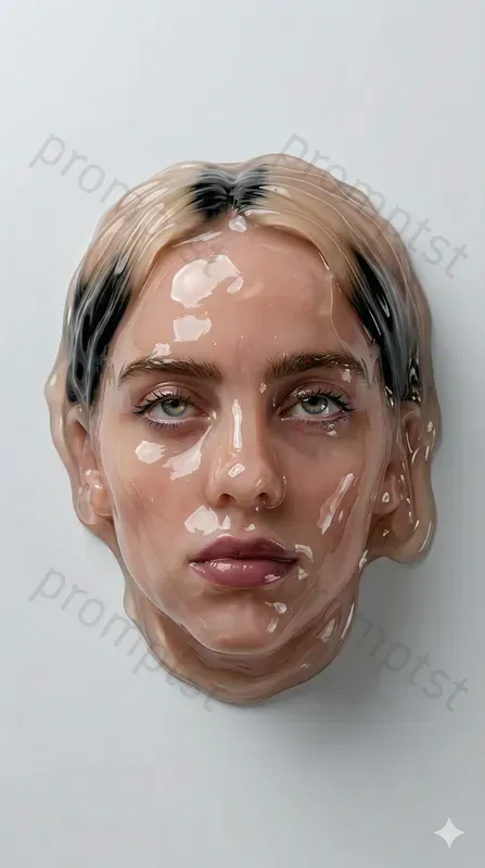 Viral Celebrity Slime Face Photos